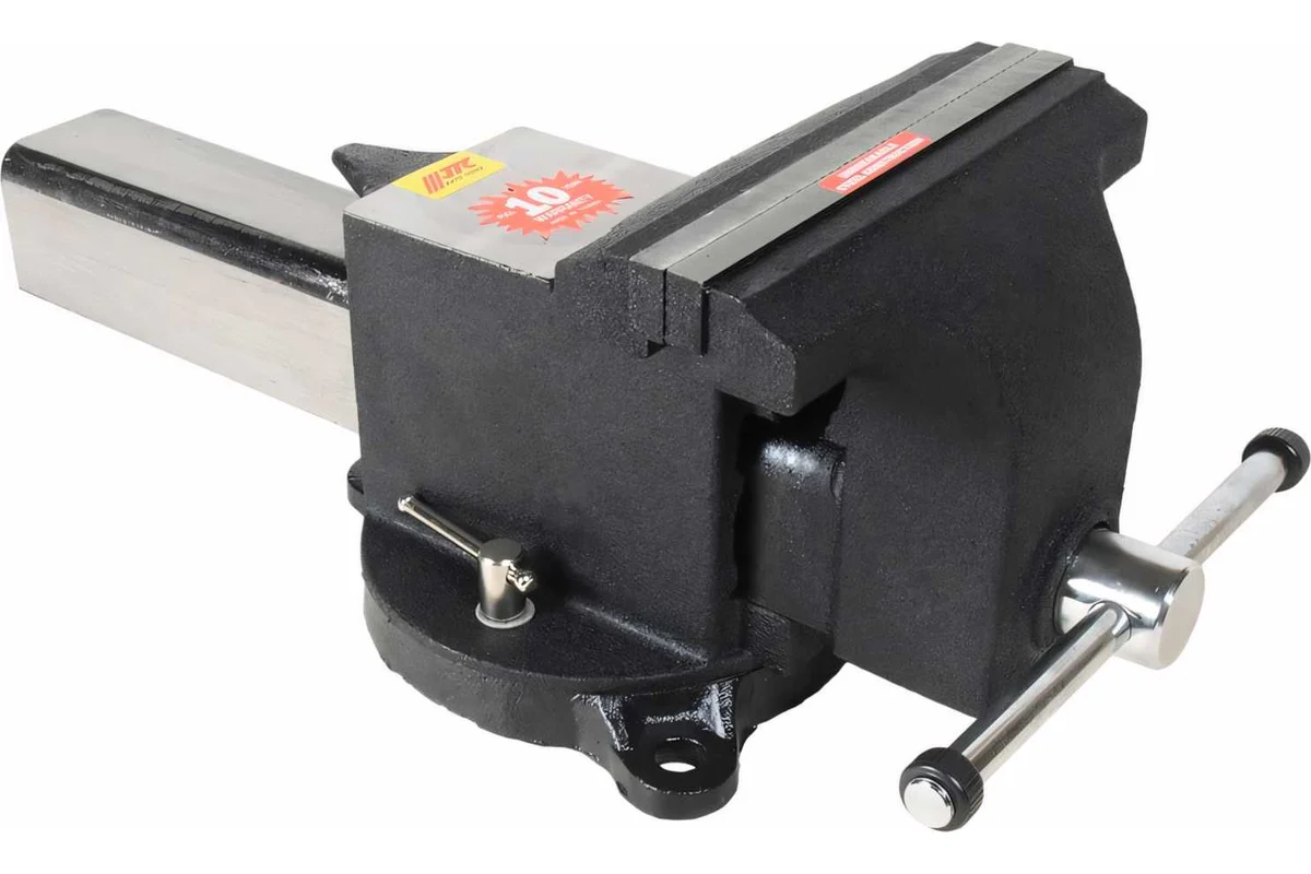 Тиски слесарные поворотные, захват 8" JTC-3124