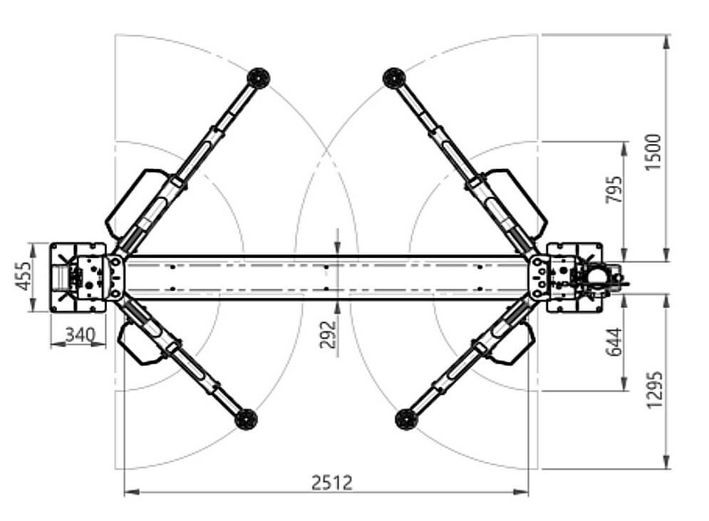 Подъемник 3,5т, ALPHA 35 схема 3