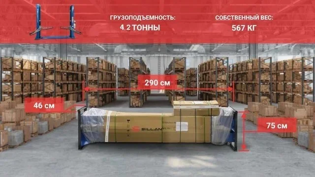 PL-4.2-2D(220V) КОМПЛЕКТ габариты