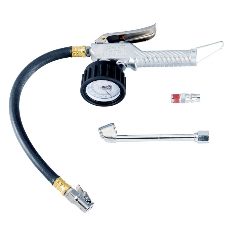 Манометр 15 атм. для подкачки колес с обратной насадкой 3 пр. Force 9T0401