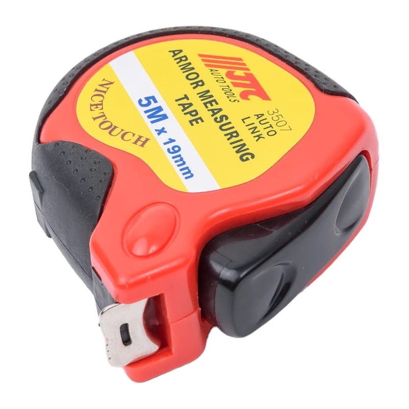 JTC-3507 Рулетка 5м 19мм обрезиненный корпус