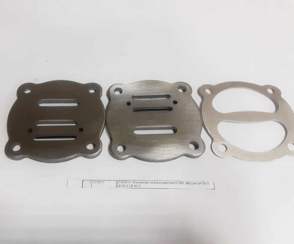 21124013 Клапанная плита в комплекте D65, M8 для LH-20-3 LB-30-2 LB-40-3 маркировка