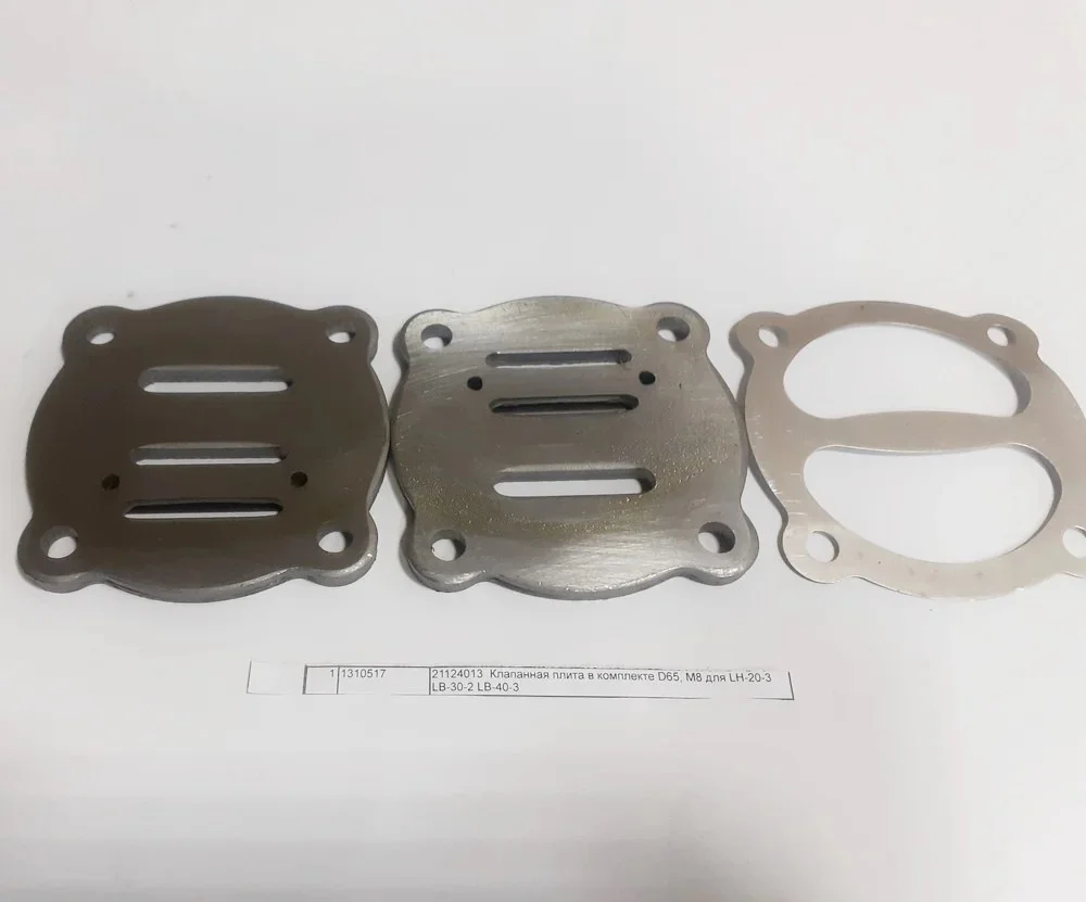 21124013 Клапанная плита в комплекте D65, M8 для LH-20-3 LB-30-2 LB-40-3 маркировка