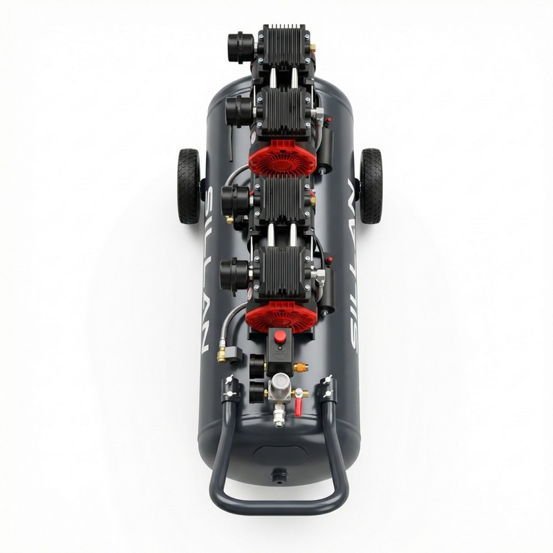 Компрессор воздушный Sillan (HM1.1JW*2/100L б/м) 100L/8Bar/230V