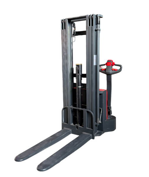 Штабелер электрический самоходный СЕУЛ вилы сбоку