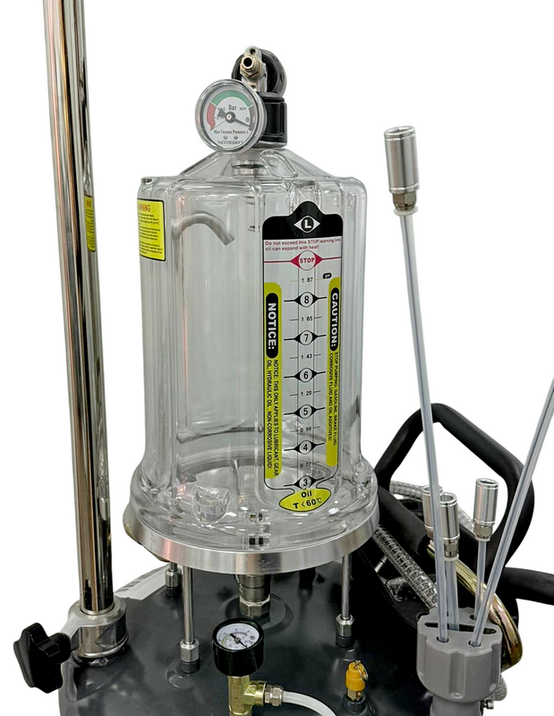 Установка сбора и замены масла с предкамерой НС-2097 80л Grey