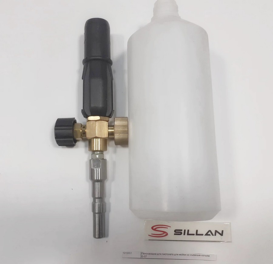 Пенонасадка для пистолета для мойки со съемным копьем G-07	