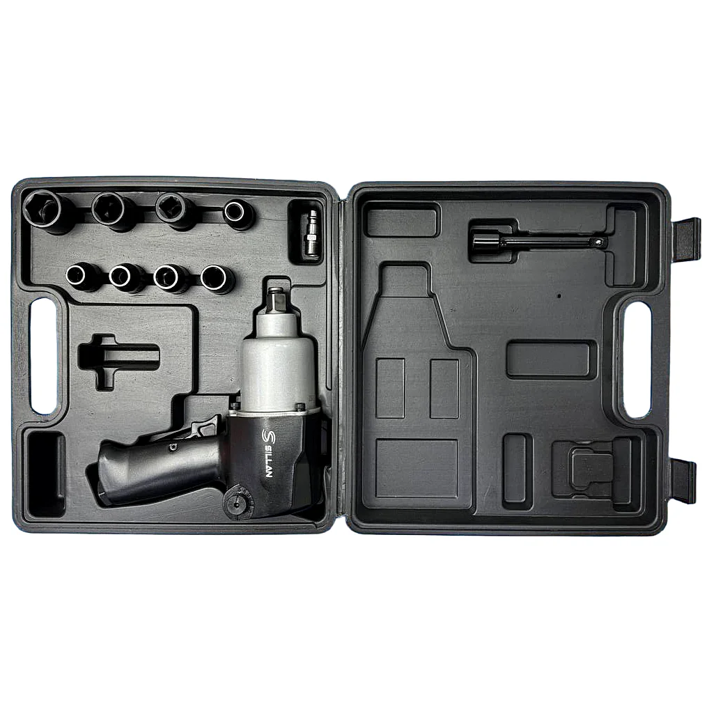 RT-5231K Пневмогайковерт SILLAN 1/2" 650Нм в кейсе
