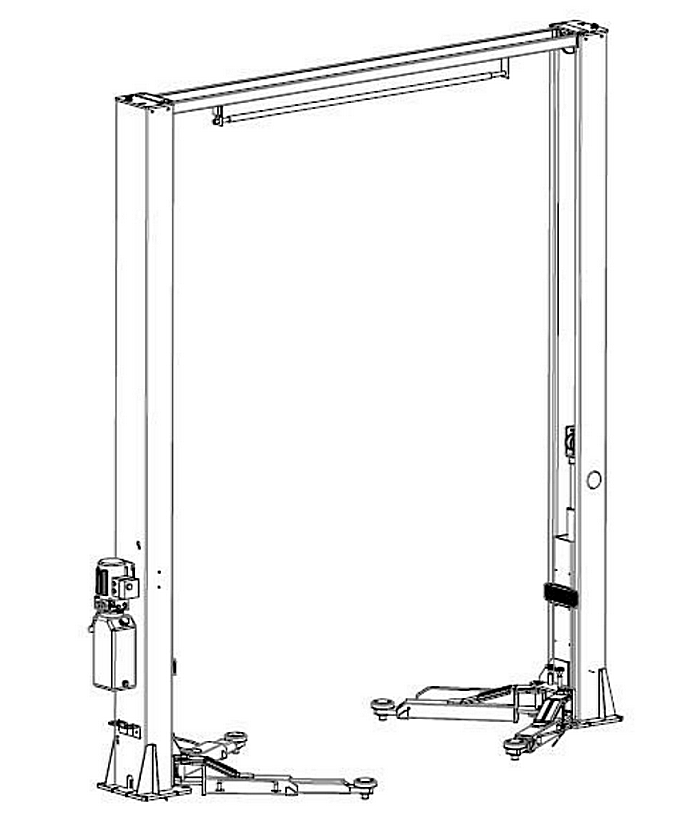 2-х стоечный подъемник EXPERT 4.5C (380V)