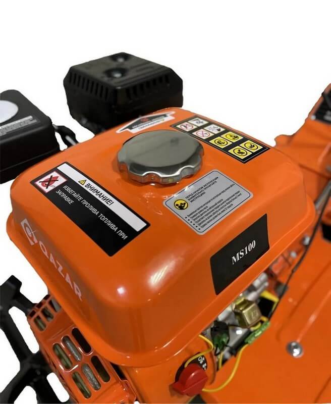 Бензиновый мотокультиватор Qazar MS100 MQ бак