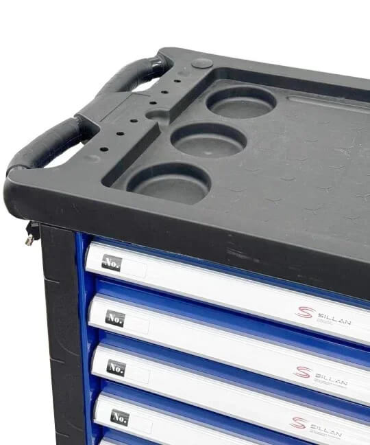 Инструментальная тумба 7 выдвижных секций TC-3, Уценка, код: 071025-1008