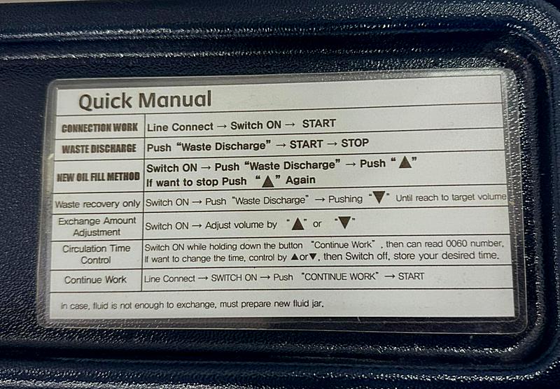 Установка для очистки и полной замены жидкости в АКПП IMPACT-350A