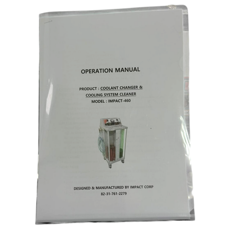 Установка для очистки и замены охлаждающий жидкости и очистки системы охлаждения IMPACT-460