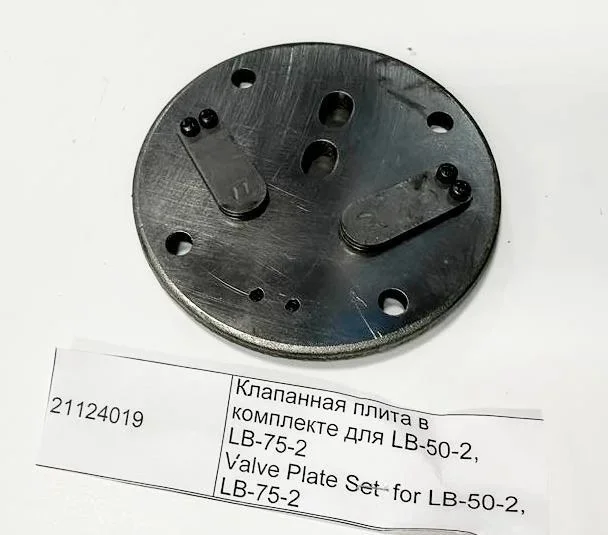 21124019 Клапанная плита в комплекте для LB-50-2, LB-75-2 маркировка
