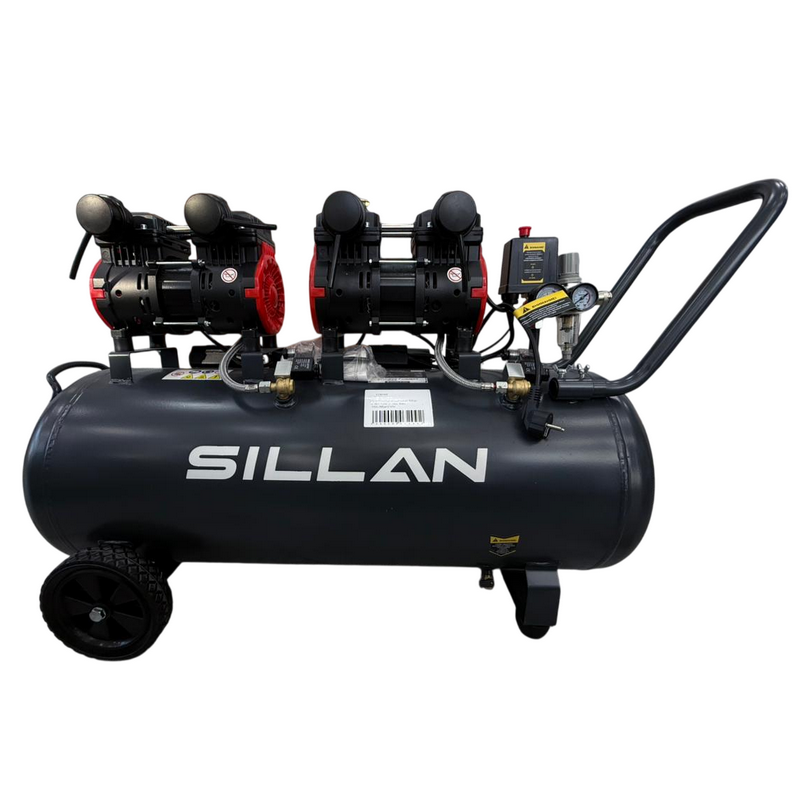 Компрессор воздушный Sillan (HM1.1JW*2/100L б/м) 100L/8Bar/230V