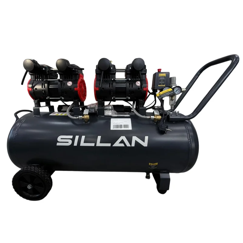 Компрессор воздушный Sillan (HM1.1JW*2/100L б/м) 100L/8Bar/230V