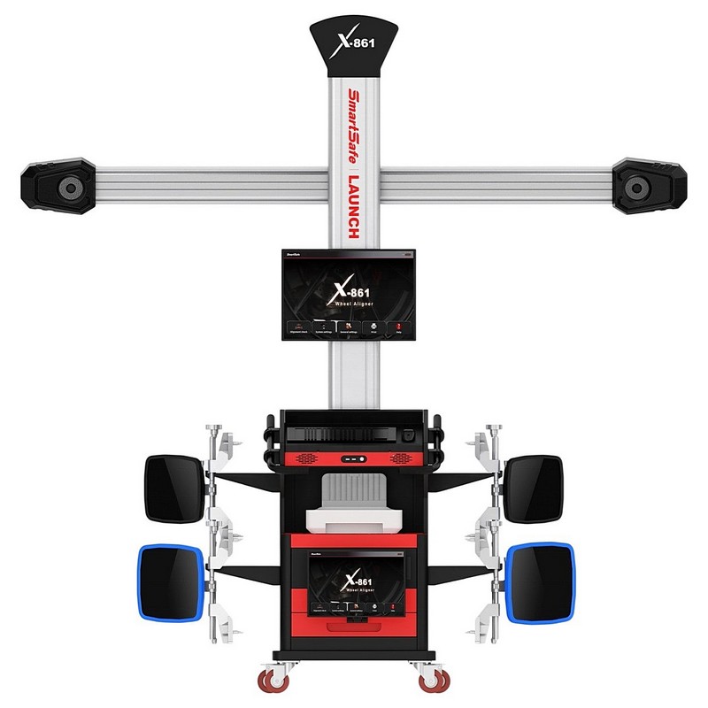 3D стенд развал-схождения X-861 P (с доп. экраном +  принтер)