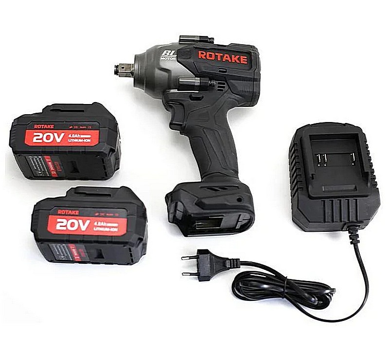 Пневмогайковерт ударный аккумуляторный Rotake RC-8803