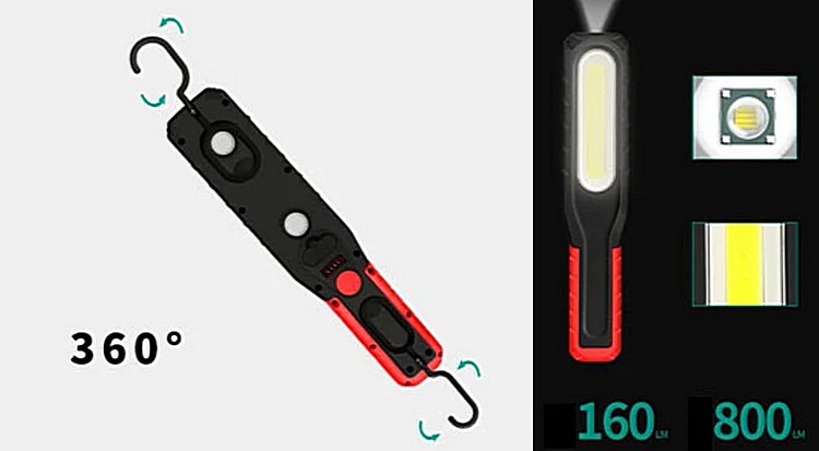 Фонарь светодиодный переносной, аккумуляторный Sillan S780