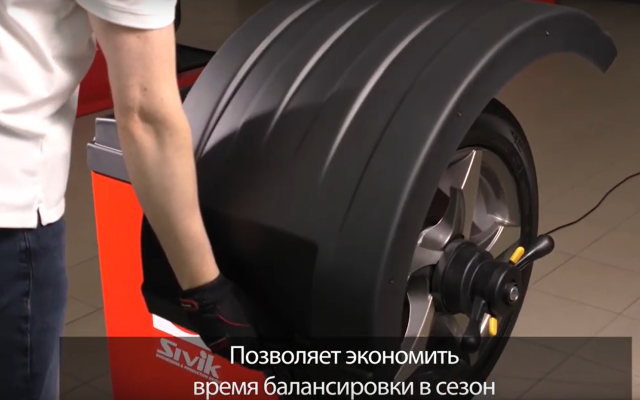 Станок для балансировки колес автомототранспортных средств СБМК-60 Э (РФ, Синий), Уценка, код: 220425-0001