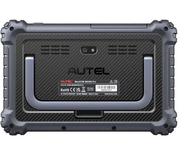 Диагностический сканер Autel MaxiCOM MK906 Pro задняя панель