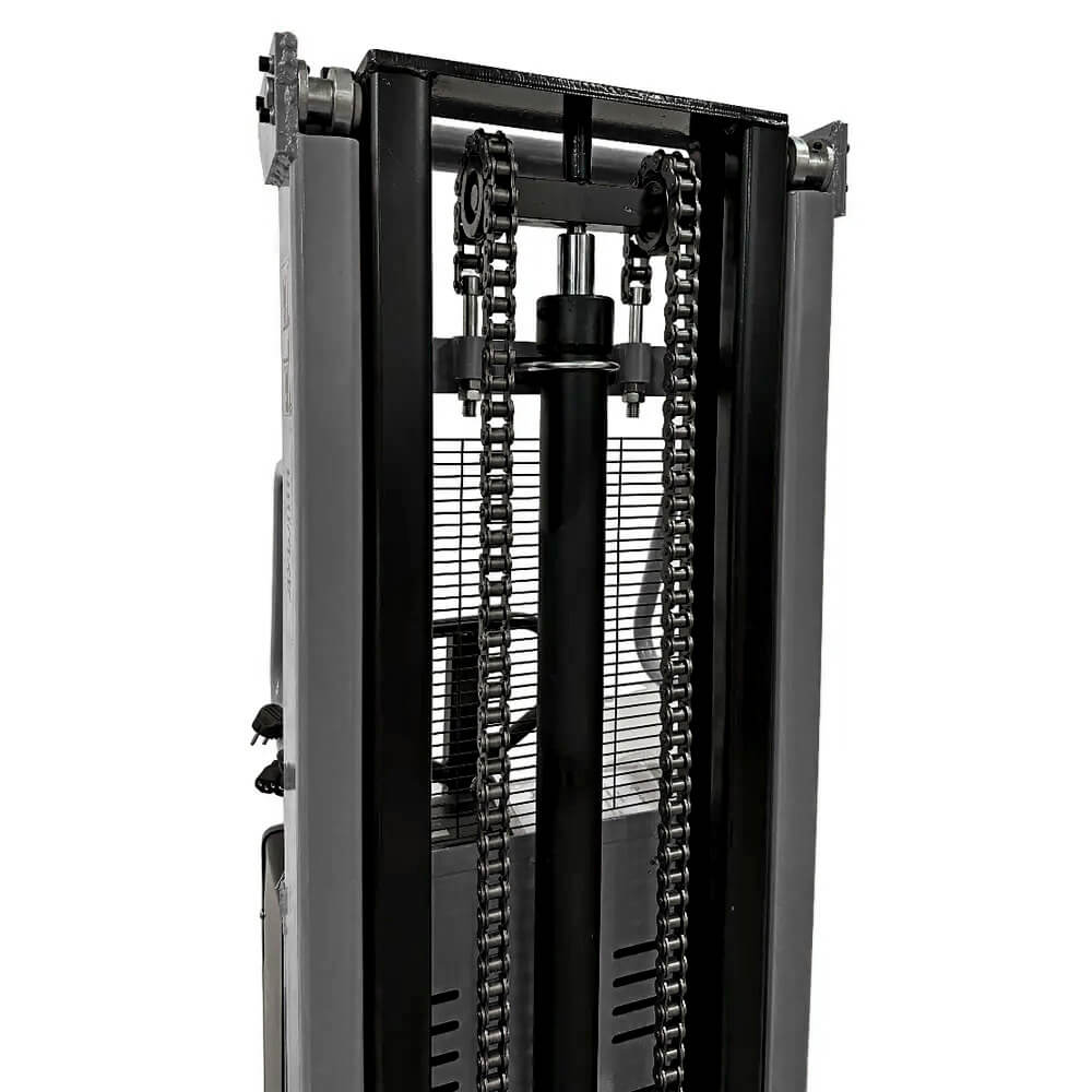 Штабелер гидравлический с электроподъемом ДУБЛИН 1500кг фото 11