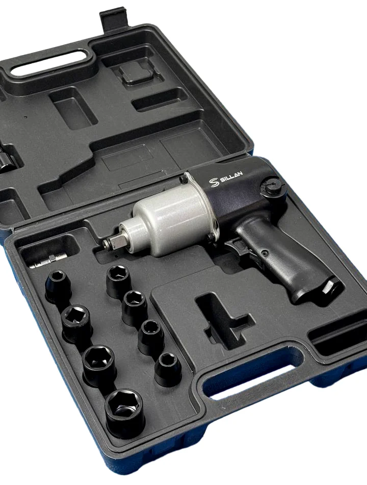 RT-5231K Пневмогайковерт SILLAN 1/2" 650Нм в кейсе