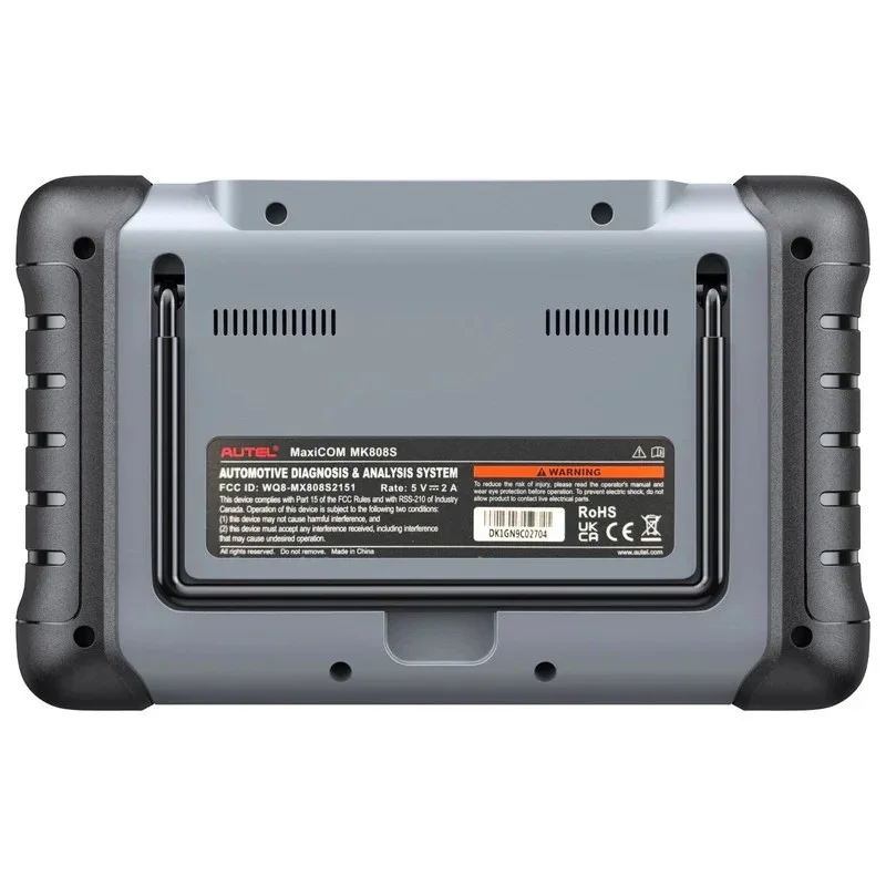Autel MaxiCOM MK808S задняя панель
