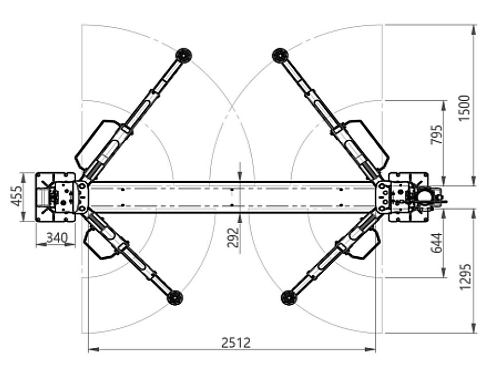 Подъемник двухстоечный электрогидравлический 3,5т, ALPHA 35