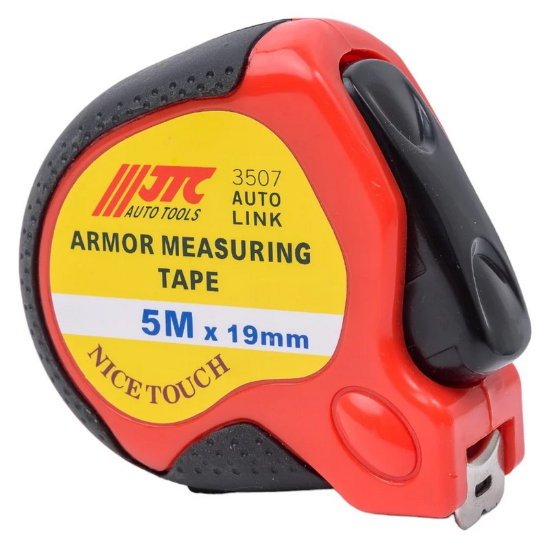 JTC-3507 Рулетка 5м 19мм обрезиненный корпус
