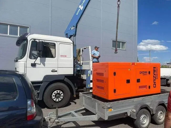 Дизельный генератор Qazar Energy GRS-150A (NEWMAX), КОМПЛЕКТ погрузка