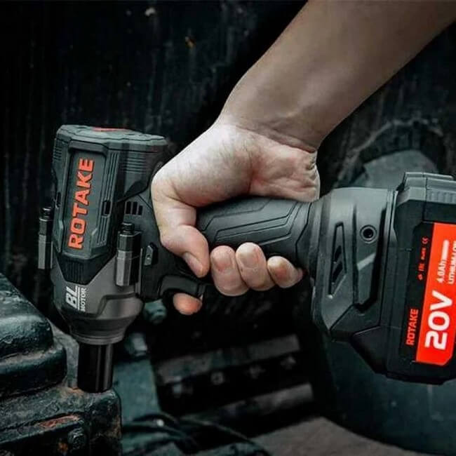 Пневмогайковерт ударный аккумуляторный Rotake RC-8803 фото 8