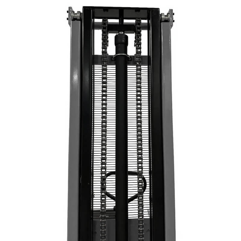 Штабелер гидравлический с электроподъемом РИО 1500кг цепь