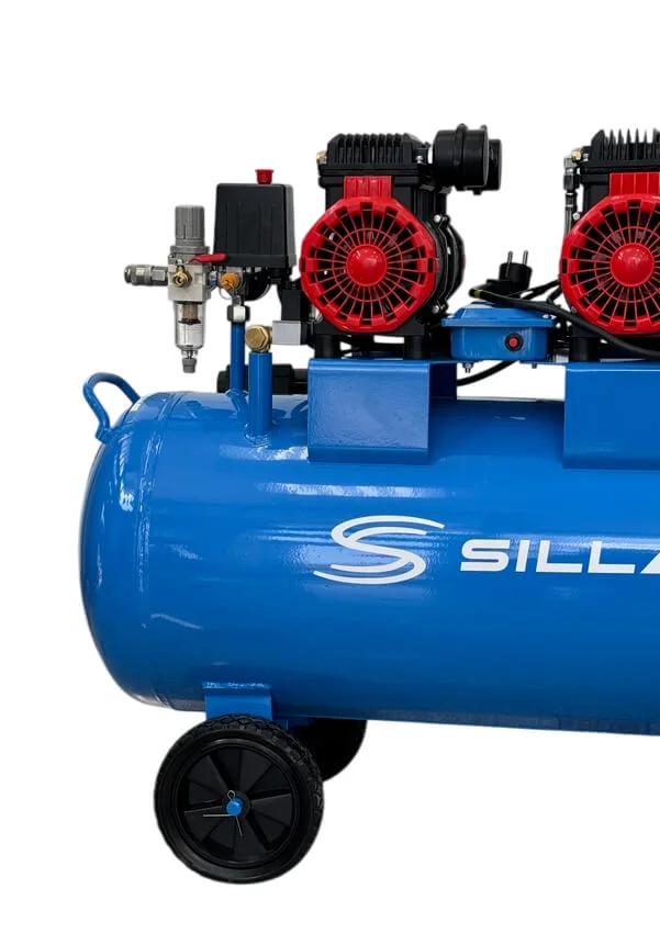 Компрессор воздушный Sillan (HM1.1JW*3/100L б/м) 100L/8Bar/230V
