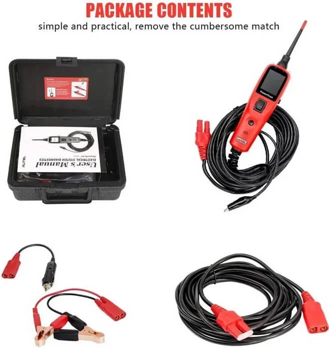 Автомобильный тестер Autel PowerScan PS100 комплектация