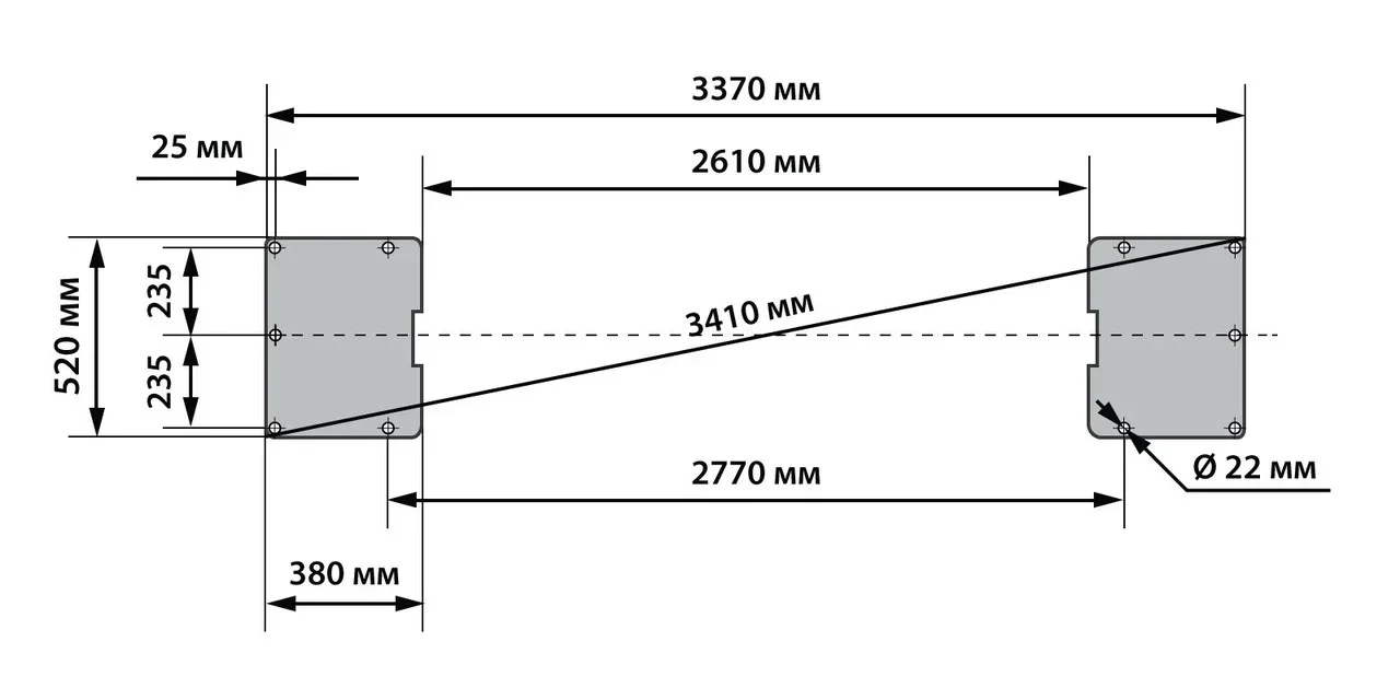 2-х постовой подъемник TLT240SB-220 V Light (ЕВРОПА) КОМПЛЕКТ