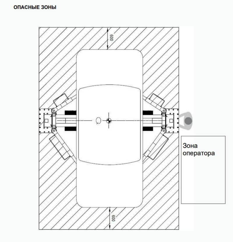 Подъемник SILLAN BETA 40UE-D схема 3