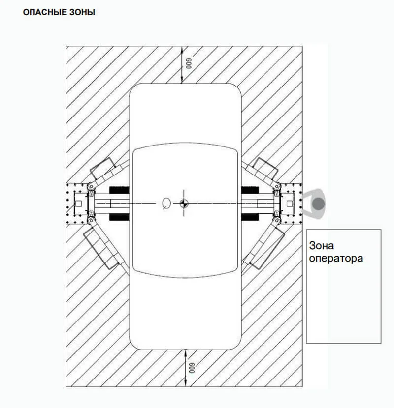 Подъемник SILLAN BETA 40UE-D схема 3