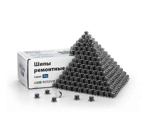 Шипы ремонтные ROSSVIK 12-8-2 серия PRO (упаковка 500 шт.)