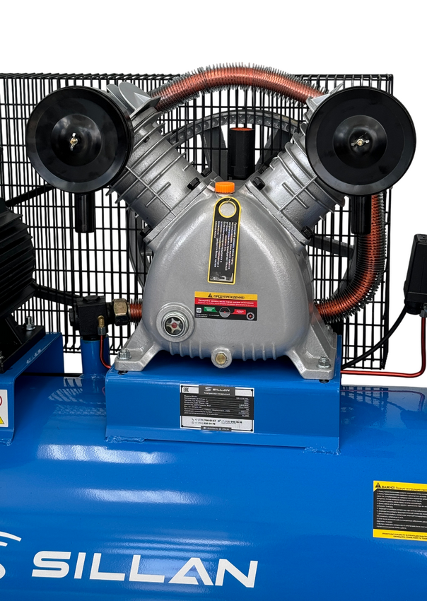 Компрессор воздушный Sillan (HM-V-0.6/200L) 200L/10Bar/380V Компрессор воздушный Sillan (HM-V-0.6/200L) 200L/10Bar/380V
