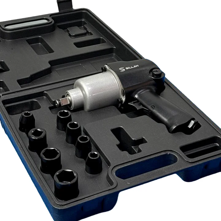 RT-5231K Пневмогайковерт SILLAN 1/2" 650Нм в кейсе