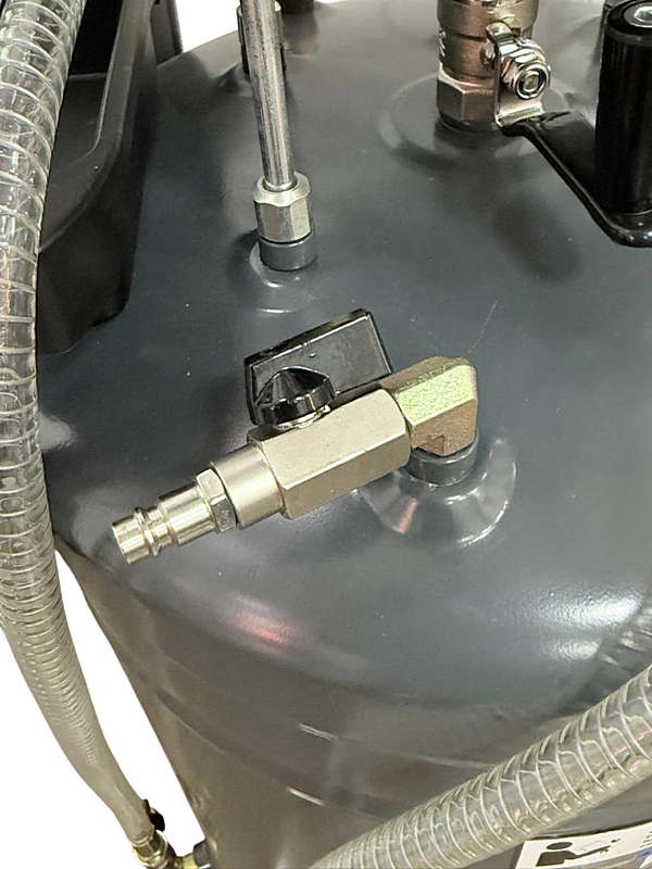 Установка сбора и замены масла с предкамерой НС-2097 80л Grey