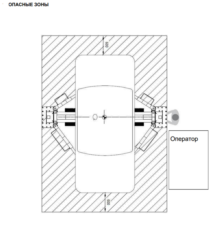 Двухстоечный электрогидравлический подъемник 4.0 т, BETA 40BE