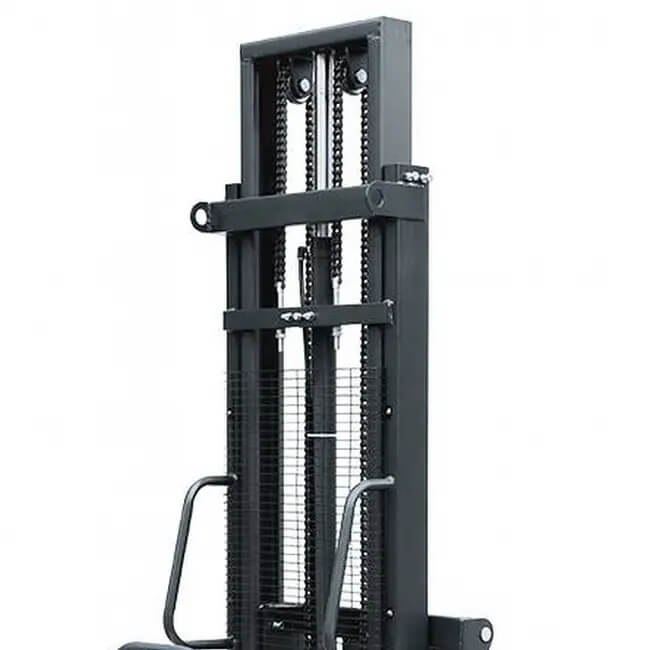 Штабелер гидравлический с электроподъемом РИО 1500кг-3500м М фото 1