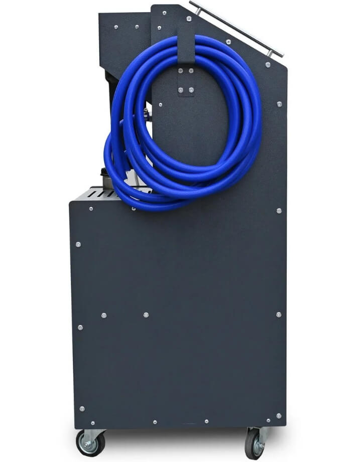 Установка для промывки системы охлаждения Radiator 5.0 вид сбоку