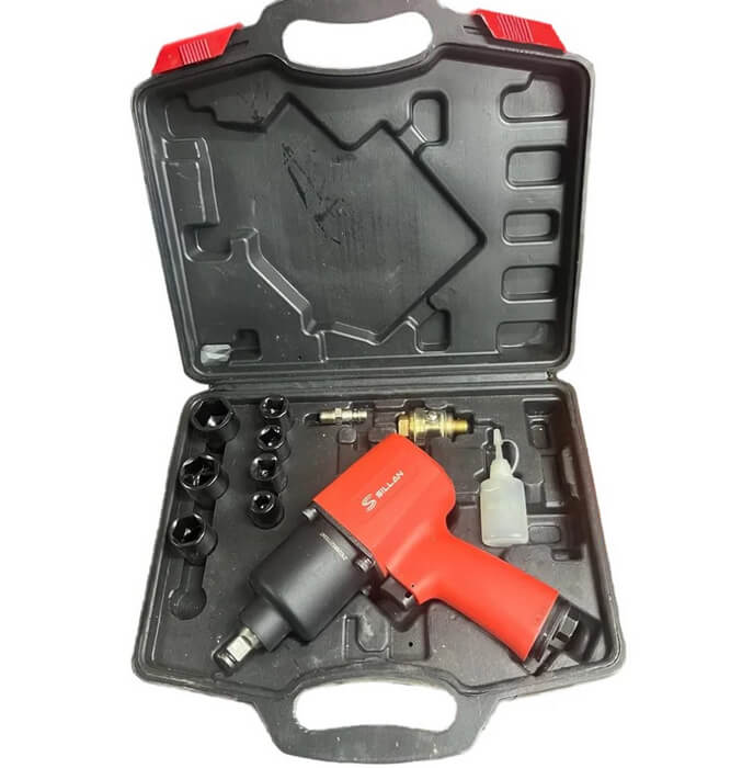 RT-5277K Пневмогайковерт SILLAN ударный 1-2, 1492Нм в кейсе, Уценка, 011223-0002