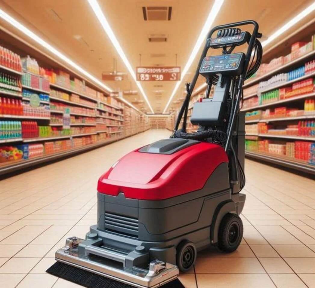 Как работает поломоечная машина