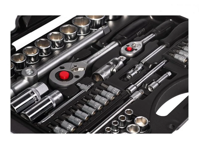 4821R-5 FORCE 1/4" и 1/2" Набор инструмента с 6-ти гран. головками (82пр.)