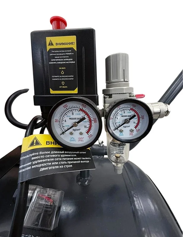 Компрессор воздушный Sillan (HM1.1JW*2/100L б/м) 100L/8Bar/230V