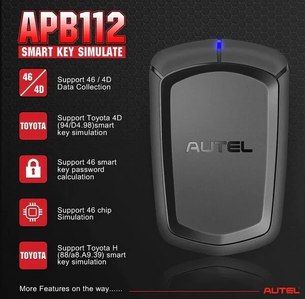 Эмулятор ключей Autel APB112 для IM608, IM508